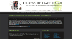 Desktop Screenshot of fellowshiptractleague.org